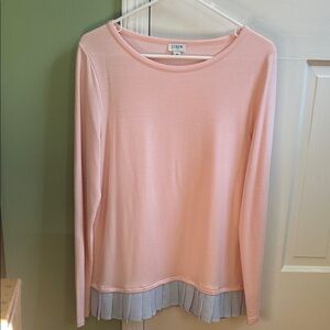 J. Crew Long Sleeve with Striped Hem